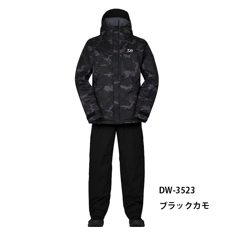 ダイワ DAIWA 防寒 DW-3523 レインマックスウィンタースーツ ブラックカモ お取り寄せ