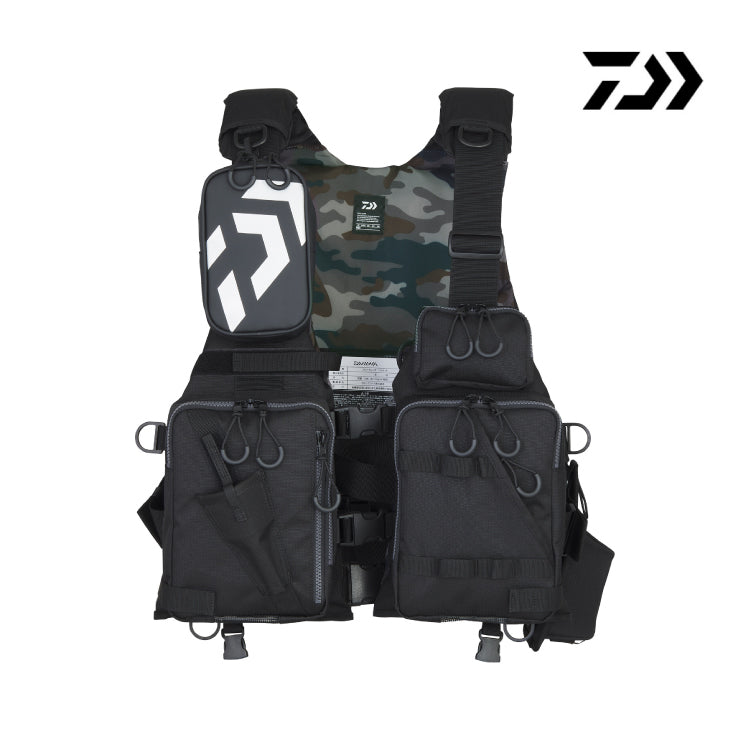 カモフラージュ ダイワDAIWA DF-6224 ライフジャケット DF-6224 フロートゲームベスト(ライフジャケット)｜DAIWA
