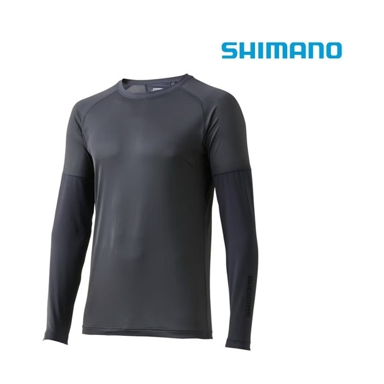 シマノ インナー IN-000V サンプロテクション ハイブリッド インナー シャツ ブラック SHIMANO 取寄