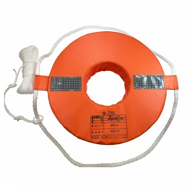オーシャンライフ　法定備品 OL-C型救命浮環 (桜マーク付き/小型船舶用)