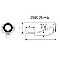 富士工業 Fuji トップガイド T-MNTT6F トルザイトリングF型 パイプサイズ1.6-2.8mm メール便対応可能