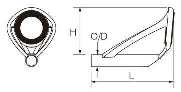 富士工業 Fuji トップガイド T2-KGTT7F チタン トルザイトリングF型 パイプサイズ1.8-2.8mm 軽量 クリックポスト対応可能