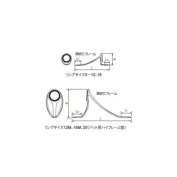 富士工業(Fuji工業)　T-LCSG16　ローライダーガイド (純チタンフレーム+SiCリング)