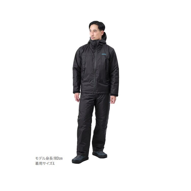 シマノ 防寒レインスーツ RB-057X ベーシックインサレーション レインスーツ 01 ブラックマルチカモ レディース SHIMANO