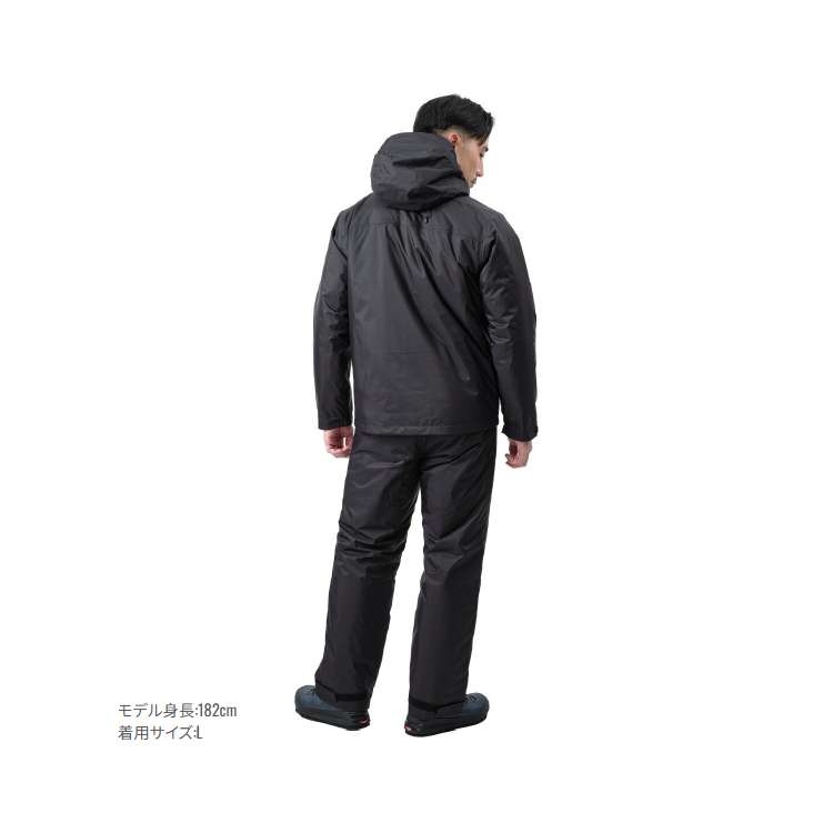 シマノ 防寒レインスーツ RB-057X ベーシックインサレーション レインスーツ 01 ブラックマルチカモ レディース SHIMANO