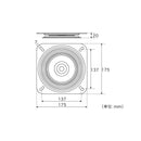 BMOジャパン シート用パーツ 30C0017 スイベルベース ステンレス製 シルバー