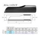 富士工業 CBC-NVGP NVSSシリーズ専用 カーボングリップ 技徳 TCH FUJI