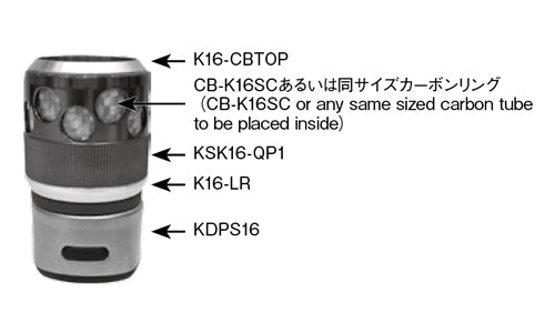【アウトレット】マタギ(Matagi)　ロッドパーツ デコレーションリング(カーボンリング外装用)　QP-KSK16　