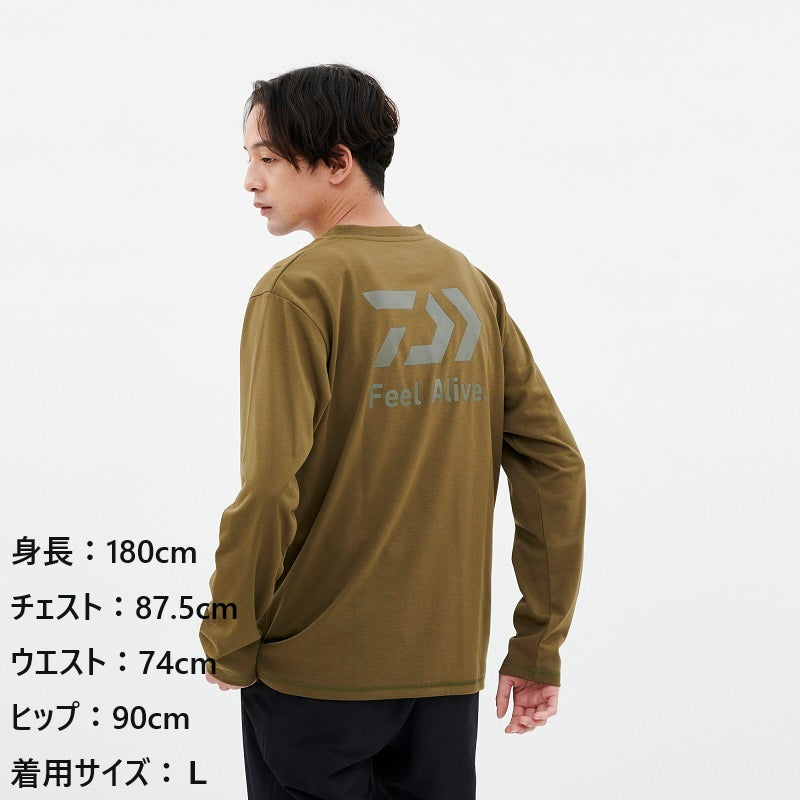 ダイワ DAIWA DE-8223 クリーンオーシャンFeelAlive.ロングTシャツ オリーブ お取り寄せ