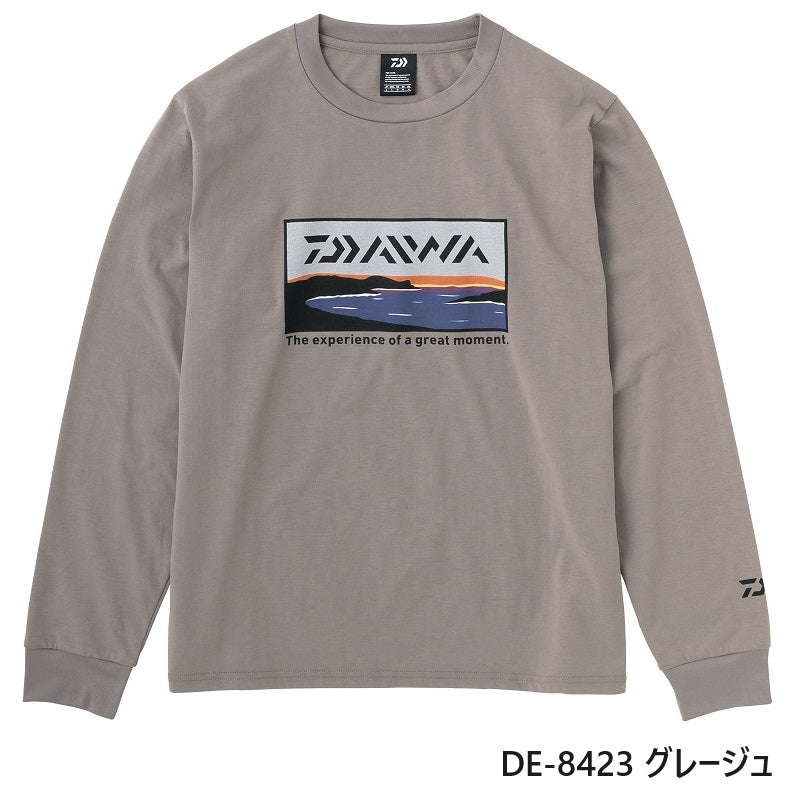 ダイワ DAIWA DE-8423 グラフィックロングTシャツ サーフ グレージュ お取り寄せ