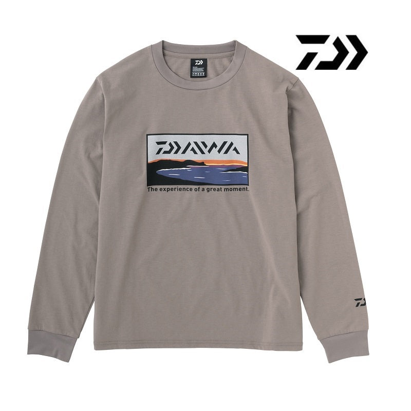 ダイワ DAIWA DE-8423 グラフィックロングTシャツ サーフ グレージュ お取り寄せ