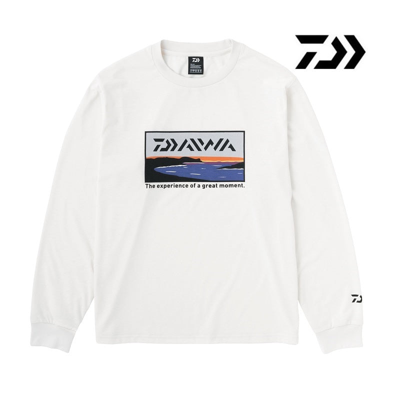ダイワ DAIWA DE-8423 グラフィックロングTシャツ サーフ ホワイト お取り寄せ