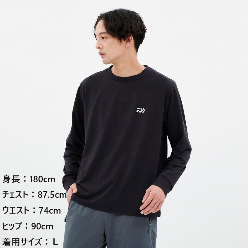 ダイワ DAIWA DE-8523 グラフィックロングTシャツ サンライズ ブラック お取り寄せ