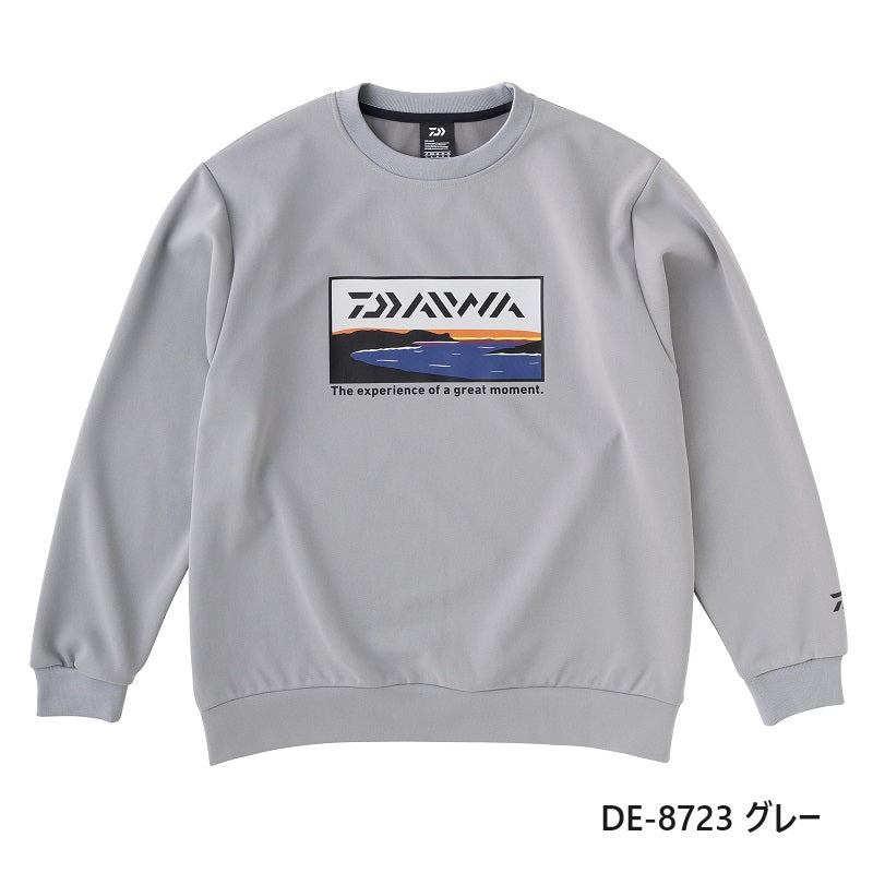 ダイワ DAIWA DE-8723 タフスウェットプルオーバー グレー お取り寄せ