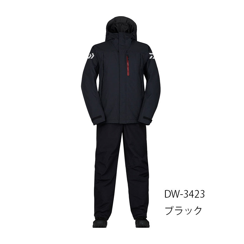 ダイワ DAIWA 防寒 DW-3423 レインマックスハイパーハイロフトウィンタースーツ ブラック お取り寄せ