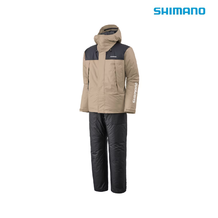 シマノ 防寒レインスーツ RB-077Y ベーシックハイロフト レインスーツ ベージュ SHIMANO