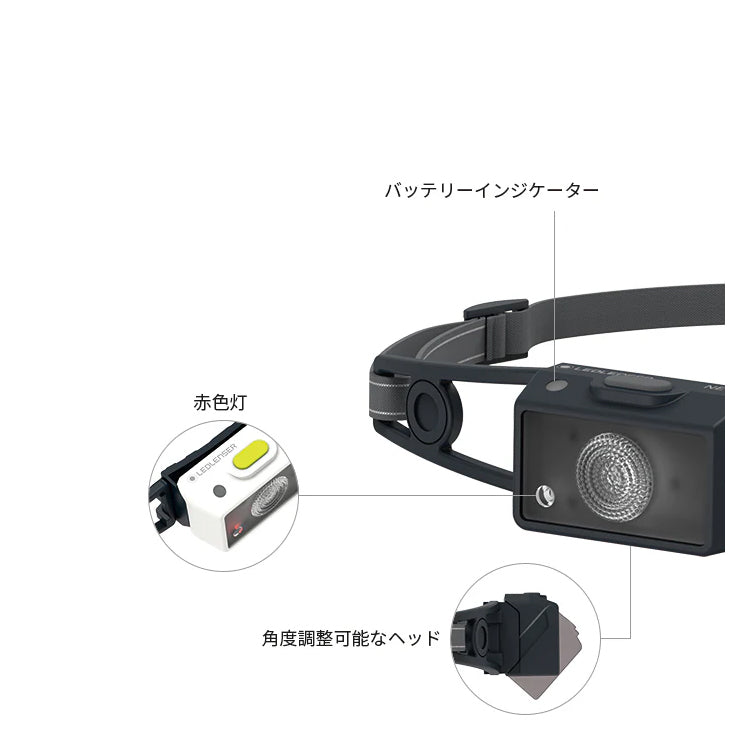 レッドレンザー ヘッドライト NEO1R ヘッドランプ 充電式 250ルーメン Ledlenser