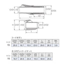 富士工業 リールシート T2CP-USKSSK15 ウルトラライトスケルトンスピニングシート TCH 技徳 ロッド パーツ fuji