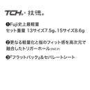 富士工業 リールシート TCP-USKCSK15 ウルトラライトスケルトンキャスティングシート TCH 技徳 ロッド パーツ fuji
