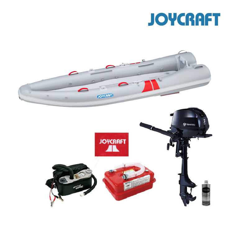 予約 ジョイクラフト 2馬力セット 2人乗り カヤック340NPSS+トーハツ2馬力 ゴムボート SSセット JOYCRAFT 5月入荷予定