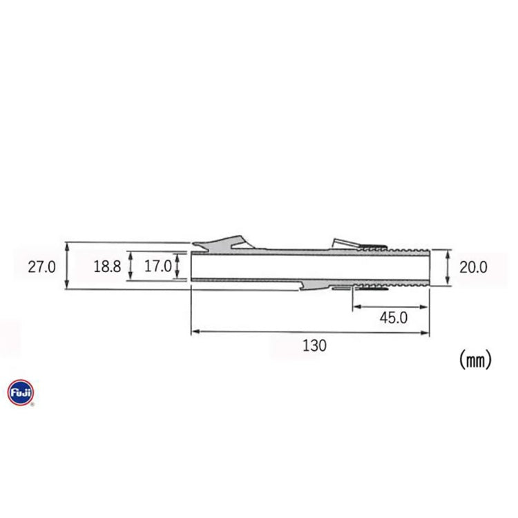 富士工業 BVSS-D17/AB リールシート ジャストエース特注カラー 艶ありブラック塗装仕上げ