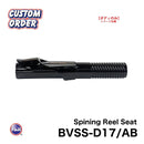 富士工業 BVSS-D17/AB リールシート ジャストエース特注カラー 艶ありブラック塗装仕上げ