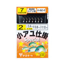 がまかつ 小鮎仕掛け KM-121 小鮎仕掛 小アジ白金 7本PB メール便対応可能