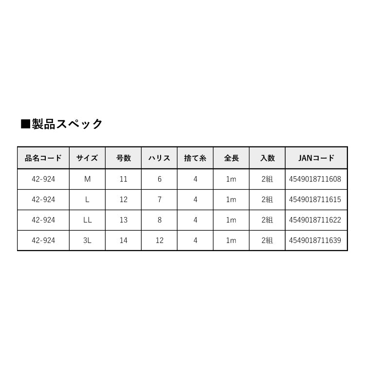 がまかつ 海上釣堀 マリンボックス 青物自在式泳がせ仕掛 42-924 Gamakatsu メール便対応