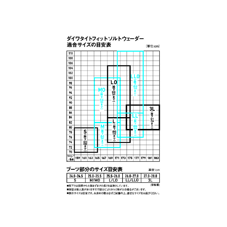 ダイワ RW-4302R-T（ラジアルソール） ラジアルウェーダー DAIWA