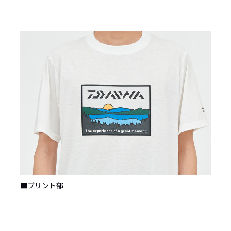 ダイワ シャツ DE-6324 フィッシングネットTシャツ レイクサイド ブラック DAIWA 取寄