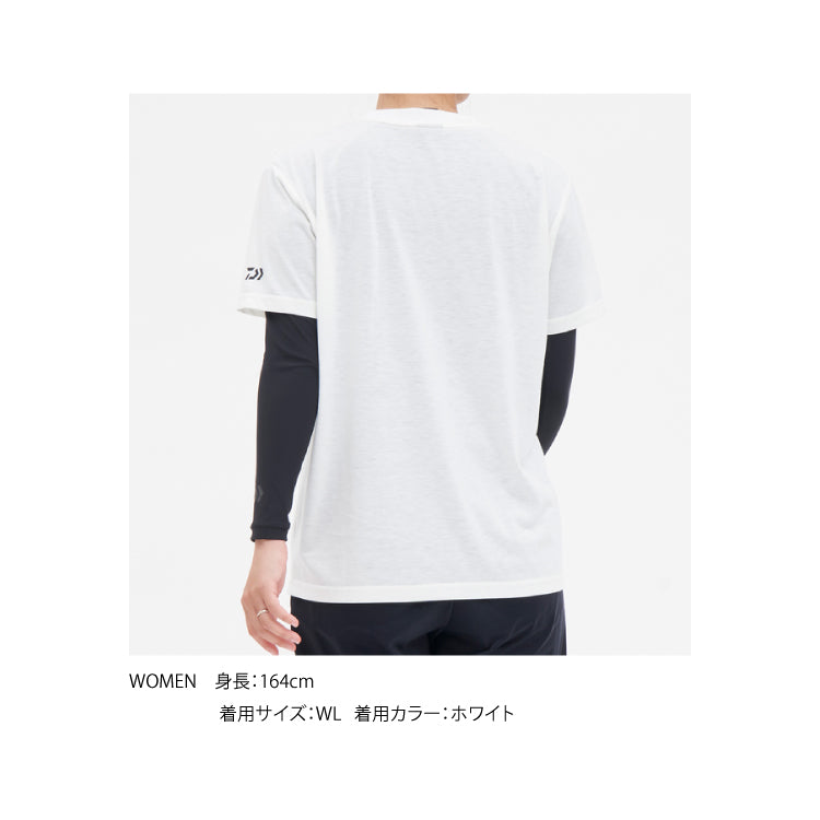 ダイワ シャツ DE-6324 フィッシングネットTシャツ レイクサイド ホワイト レディース DAIWA 取寄