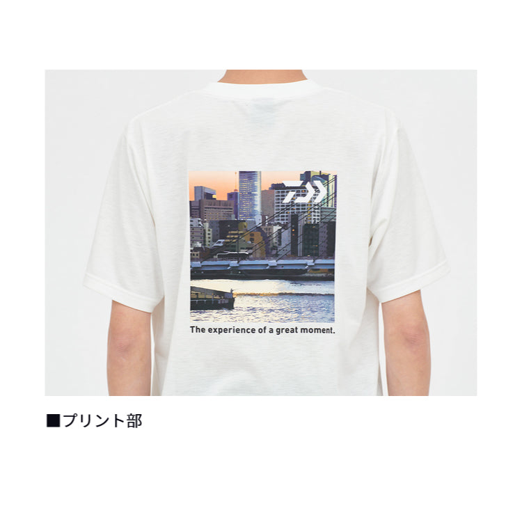 ダイワ シャツ DE-6424 フィッシングネットTシャツ アーバンサイド ブラック DAIWA 取寄