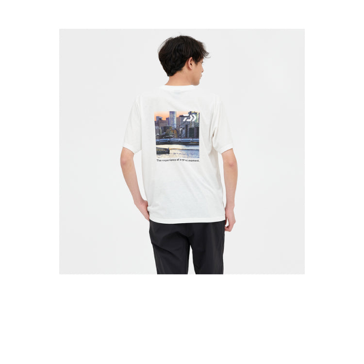 ダイワ シャツ DE-6424 フィッシングネットTシャツ アーバンサイド ホワイト DAIWA 取寄