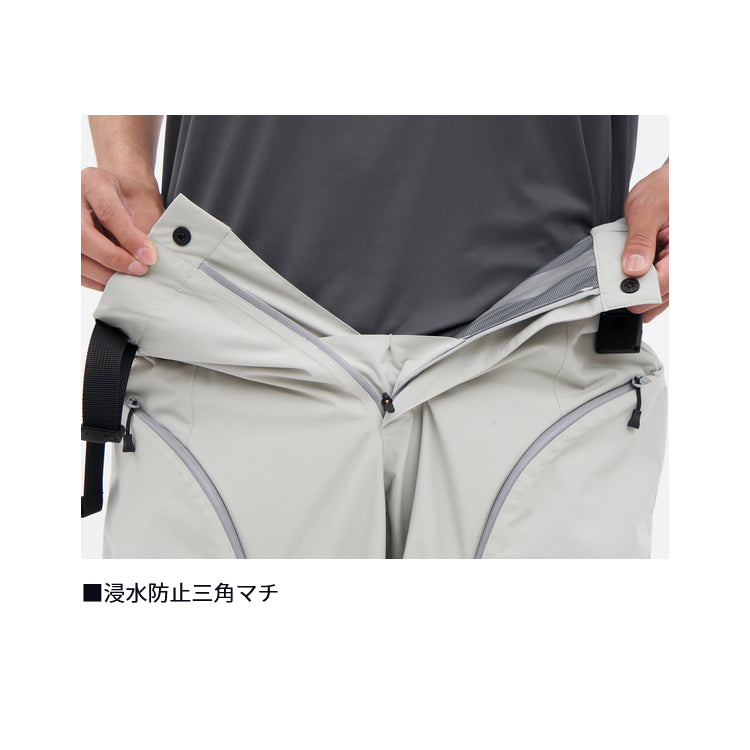 ダイワ レインウェア DR-2724P ストリームショートレインパンツ ブラック  DAIWA 取寄