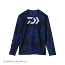ダイワ シャツ DE-8624 ドライメッシュロングスリーブシャツ ボトムブラック DAIWA 取寄
