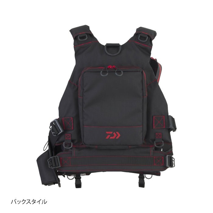 ダイワ ライフジャケット DF-6224 フロートゲームベスト ブラックレッド DAIWA 取寄 釣具通販OZATOYA