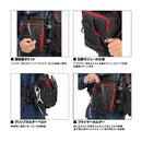 ダイワ ライフジャケット DF-6224 フロートゲームベスト ブラックホワイト DAIWA 取寄