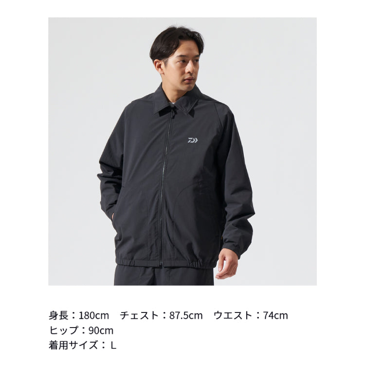 ダイワ アウター DJ-8324 CORDURA リバーシブルコーチジャケット ブラック DAIWA