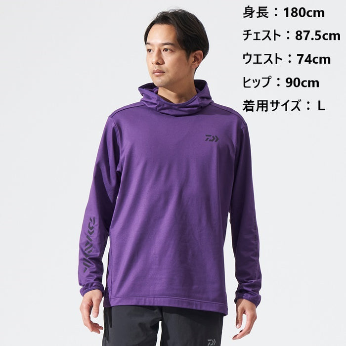ダイワ シャツ DE-9224 ストレッチフーディーシャツ ブラック レディースサイズ DAIWA ダイワ シャツ DE-9224 ストレッチフーディーシャツ ブラック