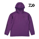 ダイワ シャツ DE-9224 ストレッチフーディーシャツ パープル レディースサイズ DAIWA