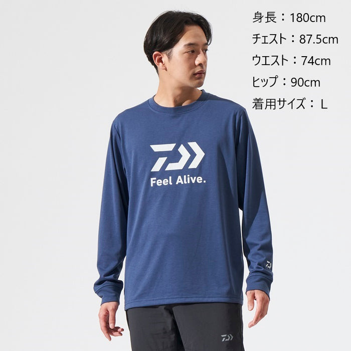 ダイワ シャツ DE-8424 ロングスリーブシャツ Feel Alive. デニム