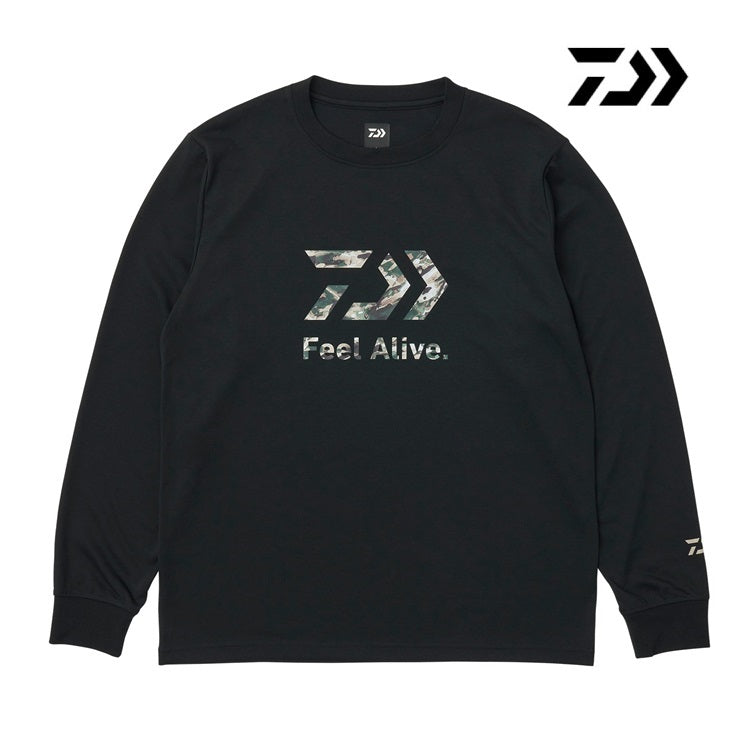 ダイワ シャツ DE-8424 ロングスリーブシャツ Feel Alive. ブラック レディースサイズ DAIWA