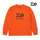 ダイワ シャツ DE-8424 ロングスリーブシャツ Feel Alive. ブラッドオレンジ レディースサイズ DAIWA