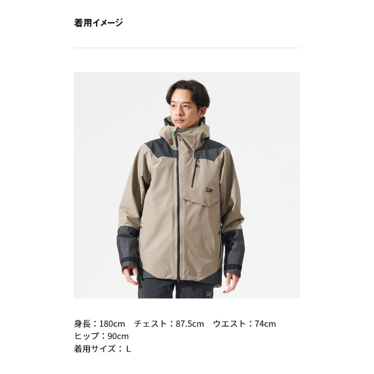 ダイワ レインウェア DR-1324J GORE-TEX タフレインジャケット ブラック DAIWA