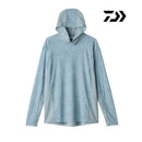 ダイワ シャツ DE-3625 ボートゲームフーディーシャツ ブルーグレー DAIWA