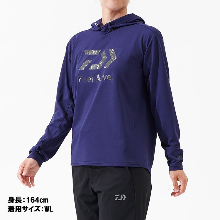 ダイワ シャツ DE-3525 Feel Alive. ドライフーディー ホワイト レディースサイズ DAIWA