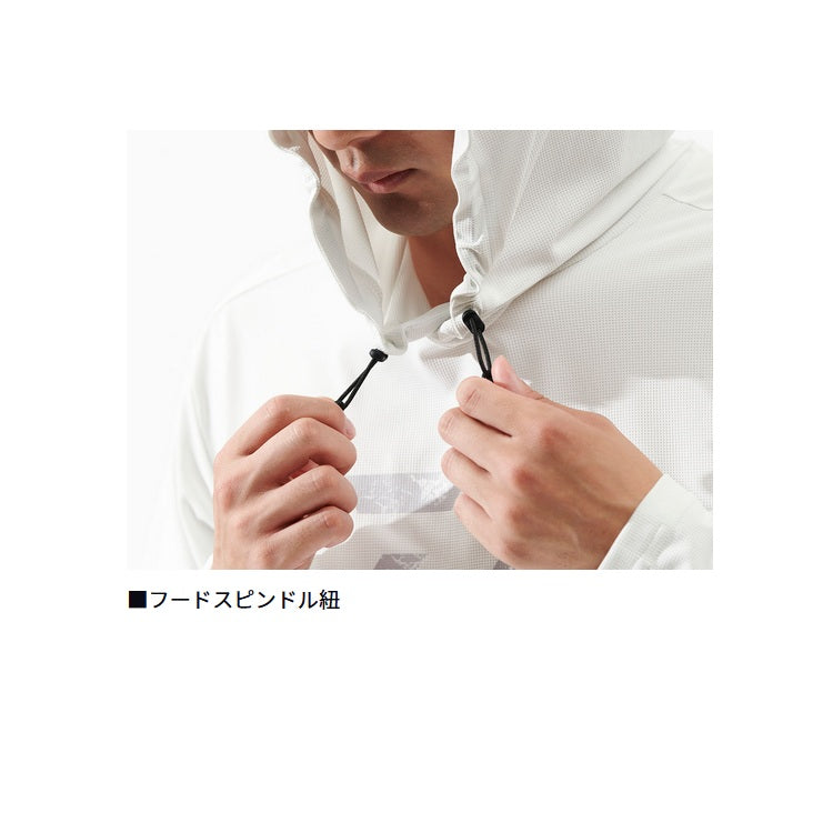 ダイワ シャツ DE-3525 Feel Alive. ドライフーディー ホワイト レディースサイズ DAIWA