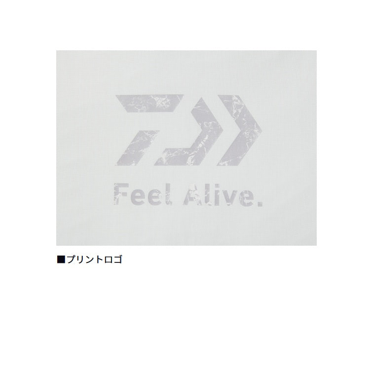 ダイワ シャツ DE-3525 Feel Alive. ドライフーディー ホワイト レディースサイズ DAIWA