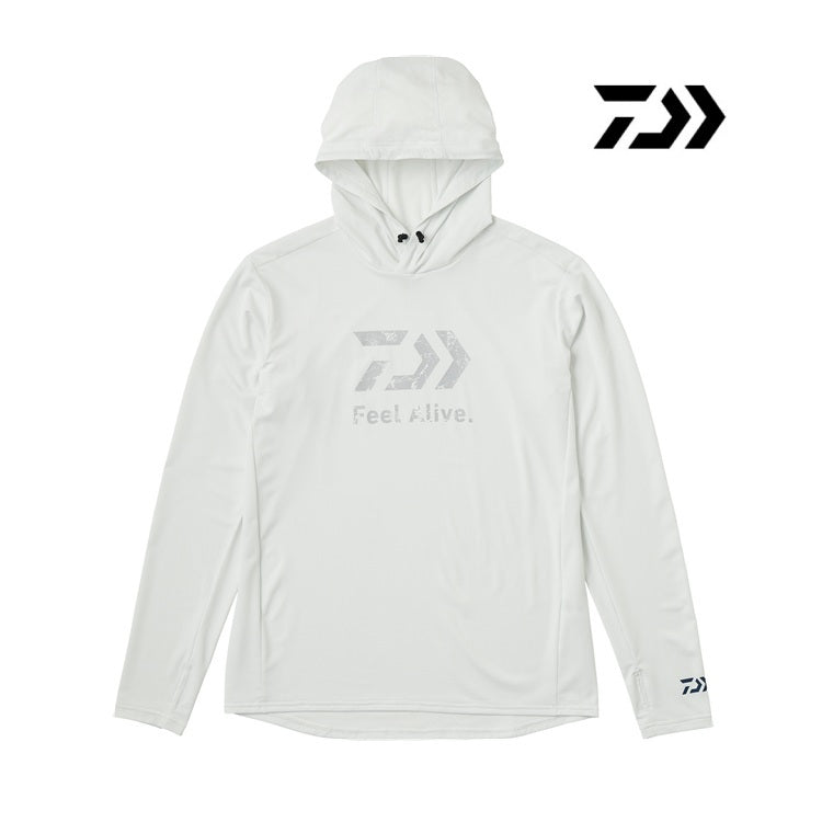ダイワ シャツ DE-3525 Feel Alive. ドライフーディー ホワイト レディースサイズ DAIWA