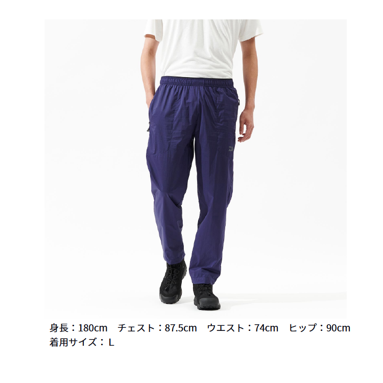 ダイワ DP-5025 PERTEX ポケッタブルロングパンツ ガンメタル DAIWA